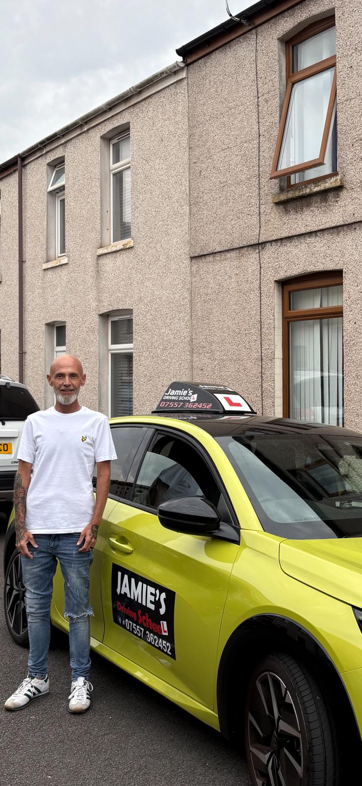 Jamie's Driving School branded car